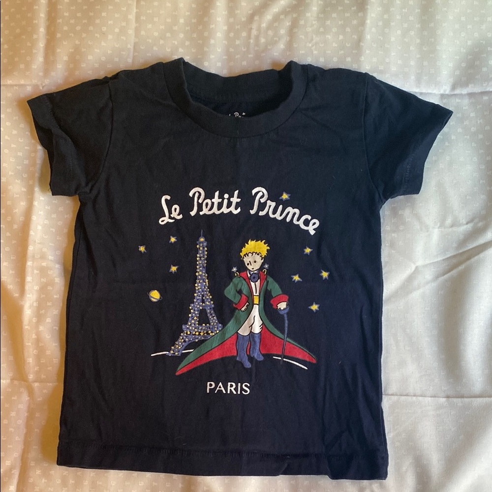 Le Petit Prince Kids Black T-Shirt